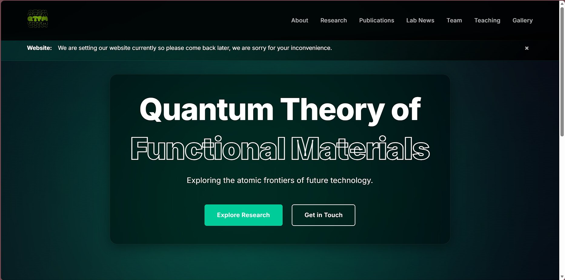 QTFM Research Group